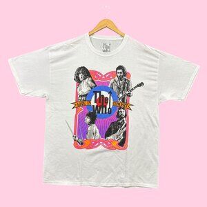The Who Live in Concert Rock Band Poster Tee 1X